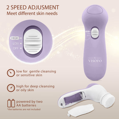 Facial brush Lilacamethyst