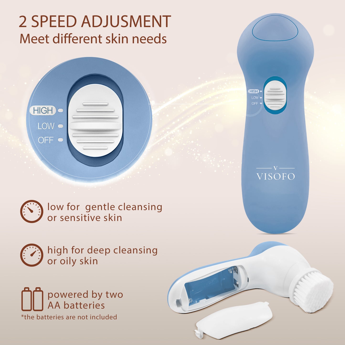 Facial brush Topaz