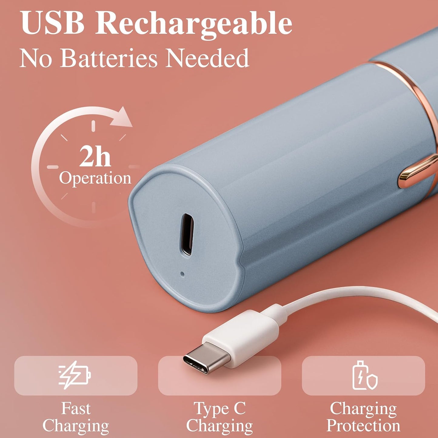 Gen 2 Facial Hair Removal for Women , blue