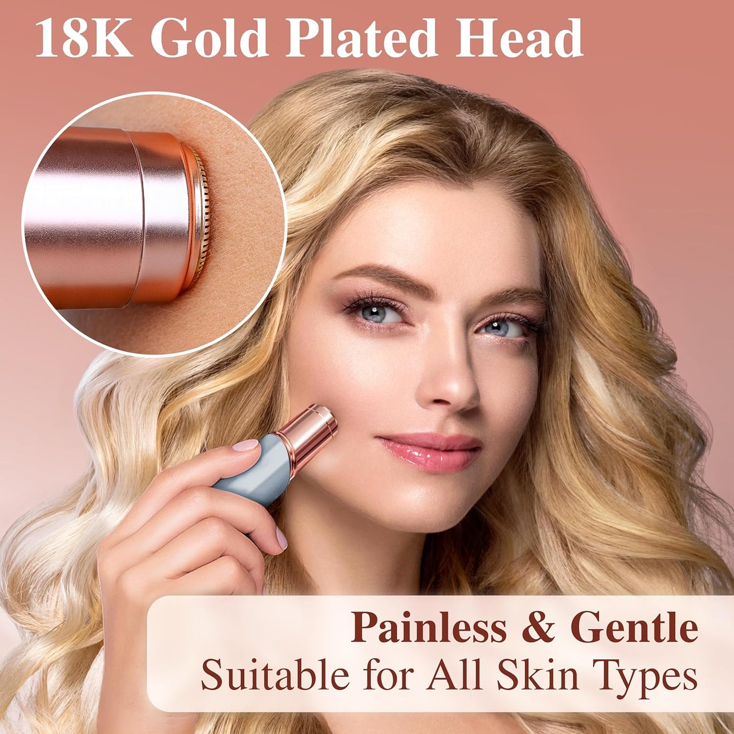 Gen 2 Facial Hair Removal for Women , blue