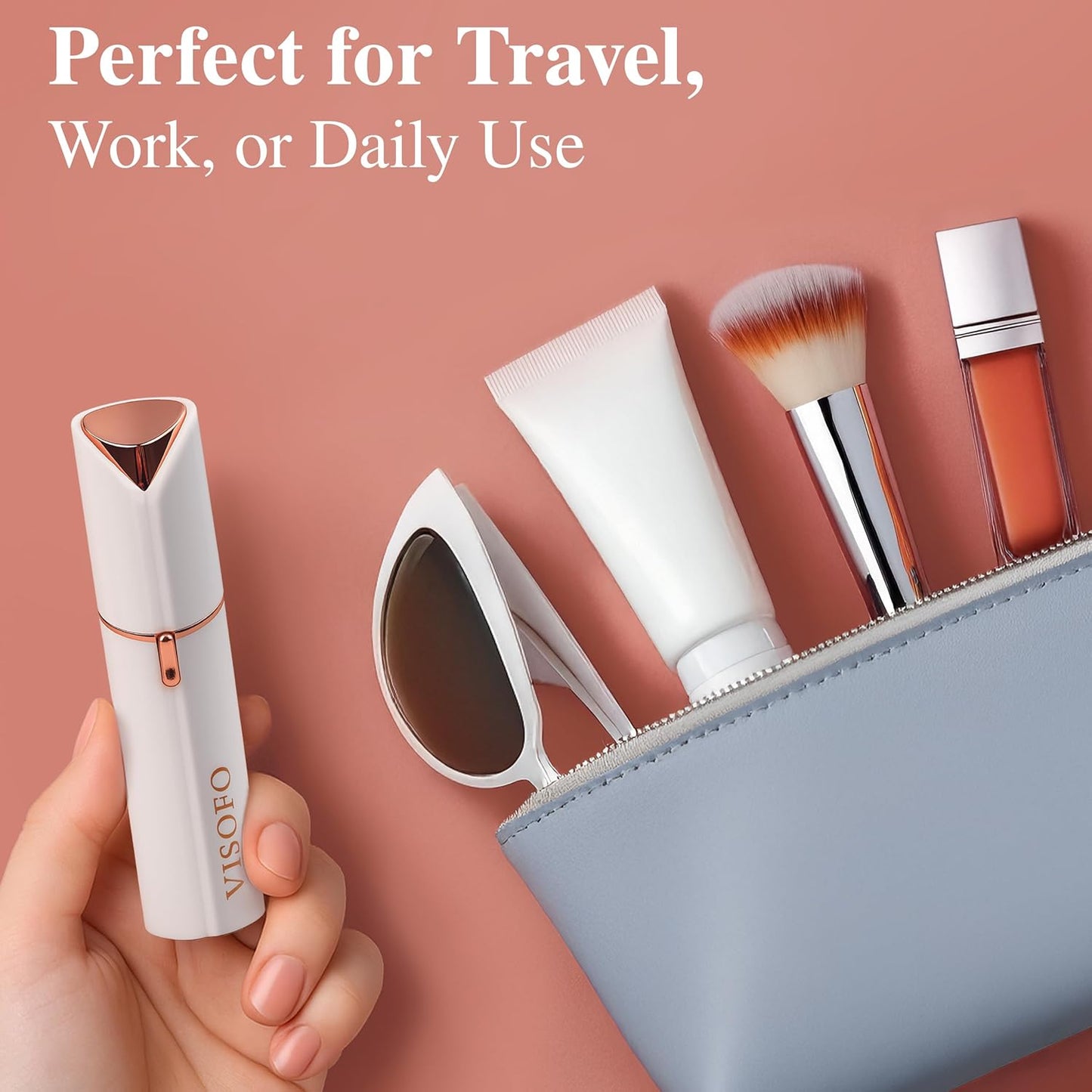 Gen 2 Facial Hair Removal for Women, white