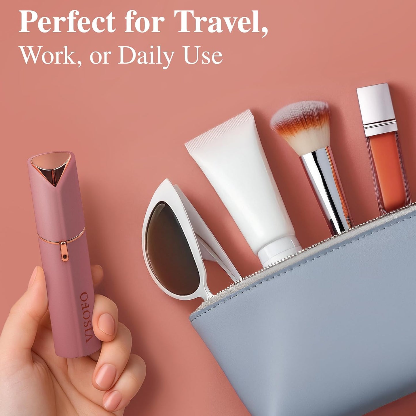 Gen 2 Facial Hair Removal for Women, pink