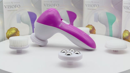 Facial brush Rubellite